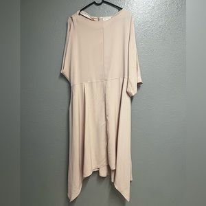 Prologue Asymmetrical Dress in Beige